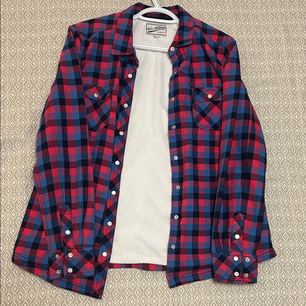 Red and Blue Checkered Shirt